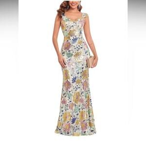 Luna Tuccini sequin dress size 6 NEW